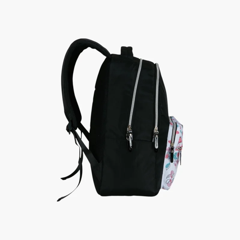 بوز Printed Backpack with Adjustable Shoulder Straps - 12x21 cms